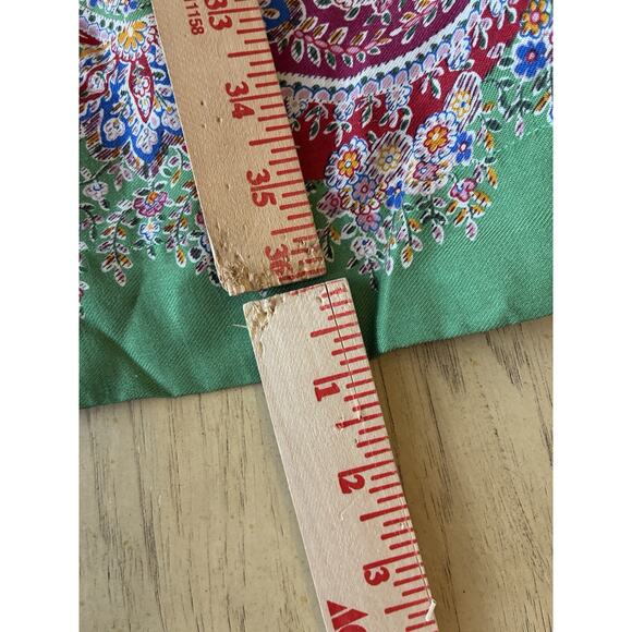 VTG Ralph Lauren Prairie Maxi Skirt Wool Blend Pleated RARE Boho Holiday 80s 10 - Picture 10 of 16